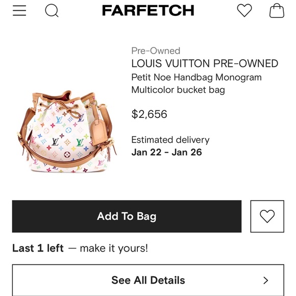 Louis Vuitton Petit Multi Noe bucket bag - vintage - Picture 6 of 6